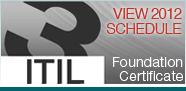 ITIL V3 Foundation Certificate - 2012 Schedule